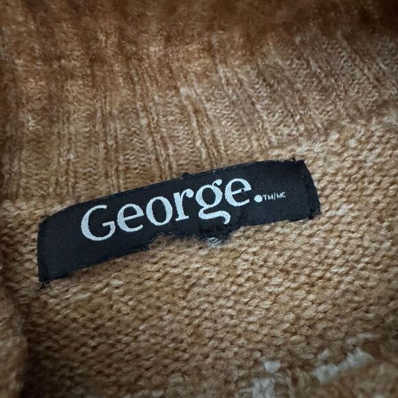 George Men’s High Neck Lightweight Sweater Size XL Polyester Blend Stretch - Picture 7 of 9